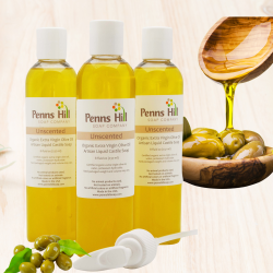 unscented 8 oz bottles organic olive oil soap